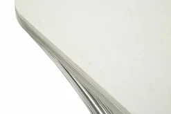 Consolle design in metallo 120x35x79h cm argento - Branduzzo