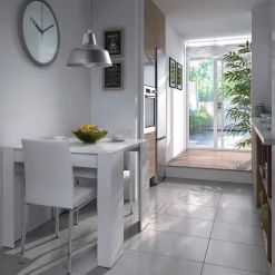 Consolle estensibile sala da pranzo 4-10 posti bianco lucido - Abicitren