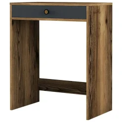 Consolle moderna 70x84x40h cm noce e antracite - Bedonia