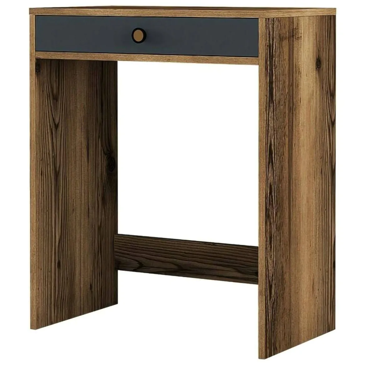 Consolle moderna 70x84x40h cm noce e antracite - Bedonia
