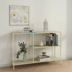 Consolle Vaprio, 120x30 h80 cm, Panna