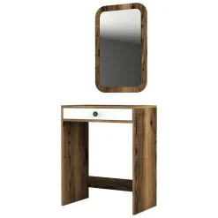 Consolle 70x84x40h cm noce e bianco - Baunei
