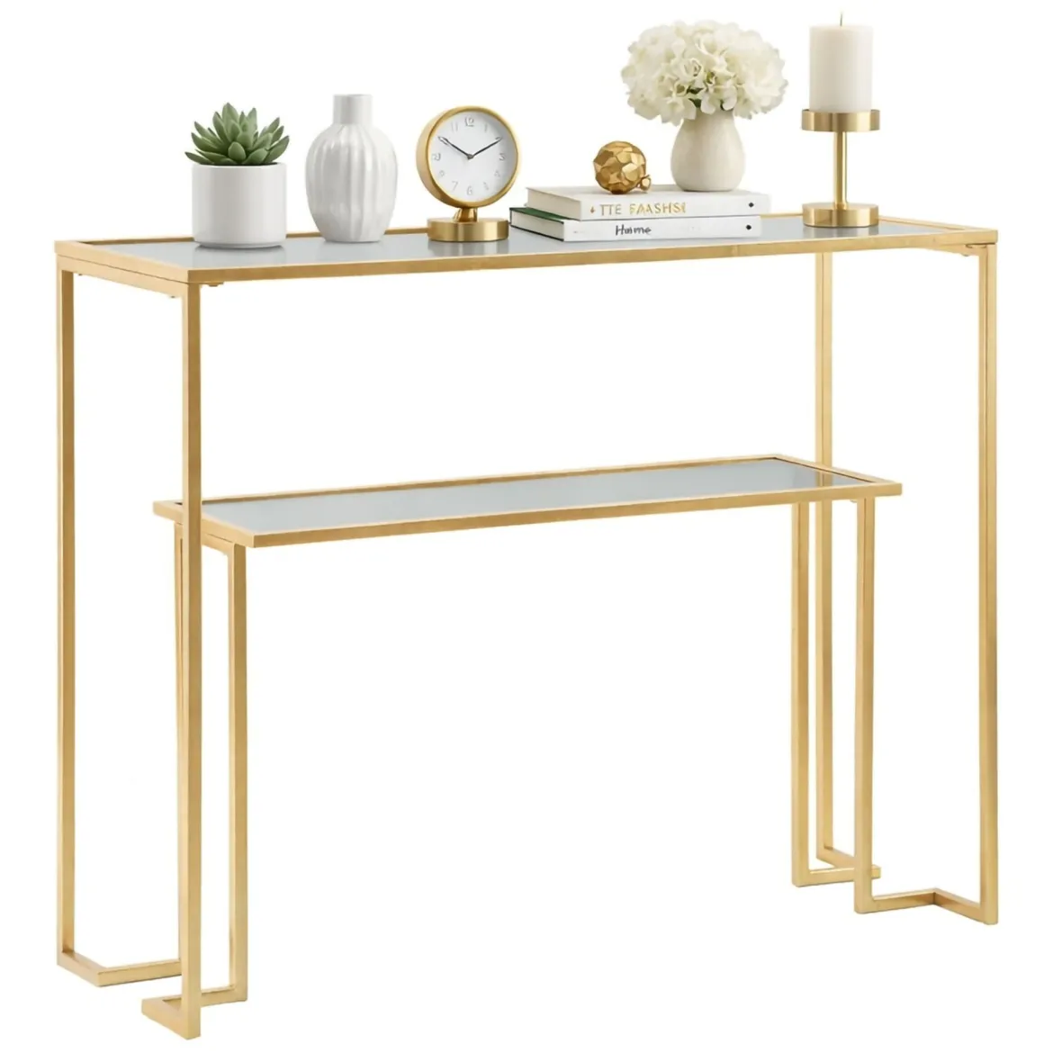 Consolle 100x35x80h cm oro - Jackson