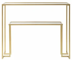 Consolle 100x35x80h cm oro - Jackson