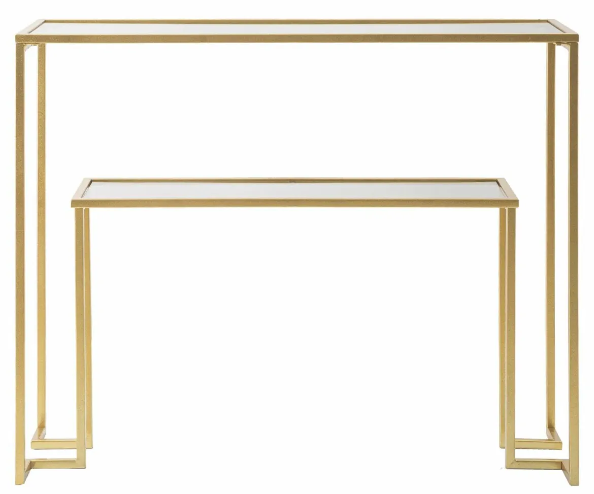 Consolle 100x35x80h cm oro - Jackson