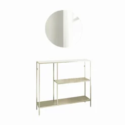 Consolle 80x30x80h cm panna - Noto