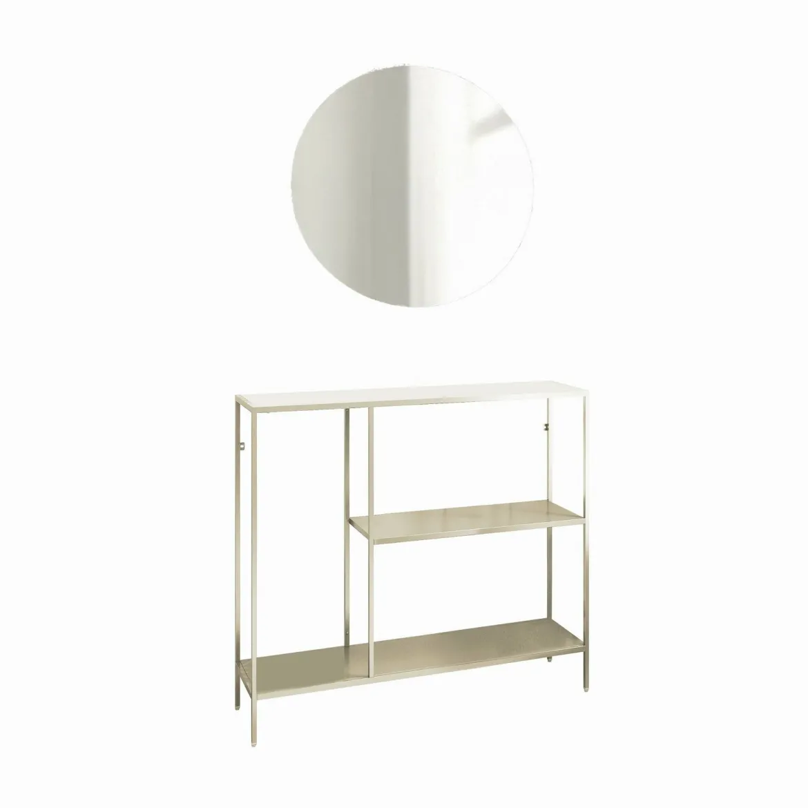 Consolle 80x30x80h cm panna - Noto