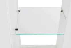 Credenza Aba, 180x40h80 cm, Bianco lucido