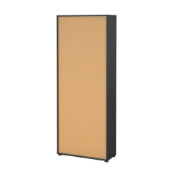 Credenza alta rovere e grigia 79x34x204h cm 4 ante - Pierre
