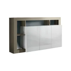 Credenza Americano, 146x42 h93 cm, Bianco