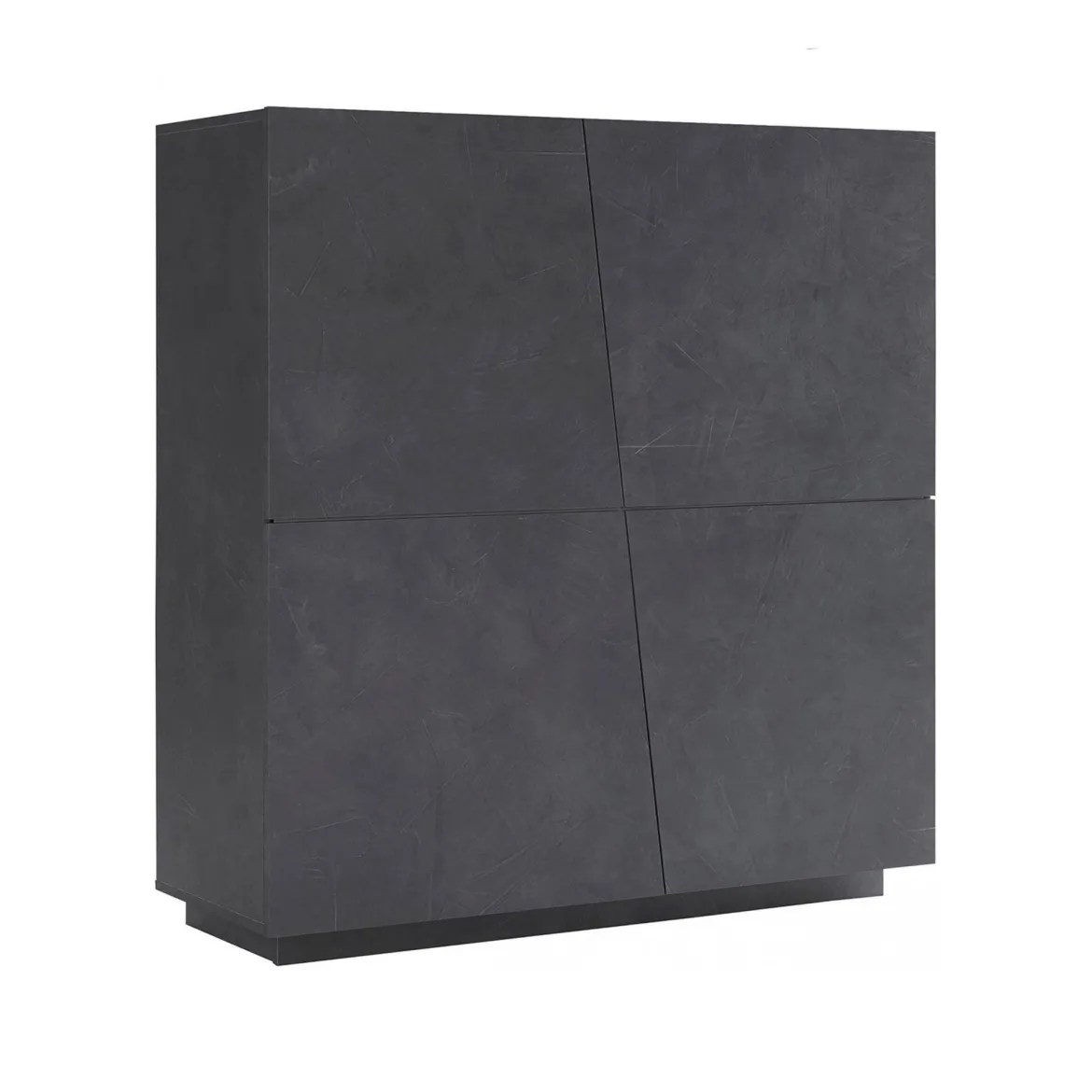 Credenza ardesia 121x38x86h cm 2 ante - Acab