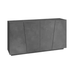 Credenza ardesia 162x44x86h cm 4 ante - Augusto