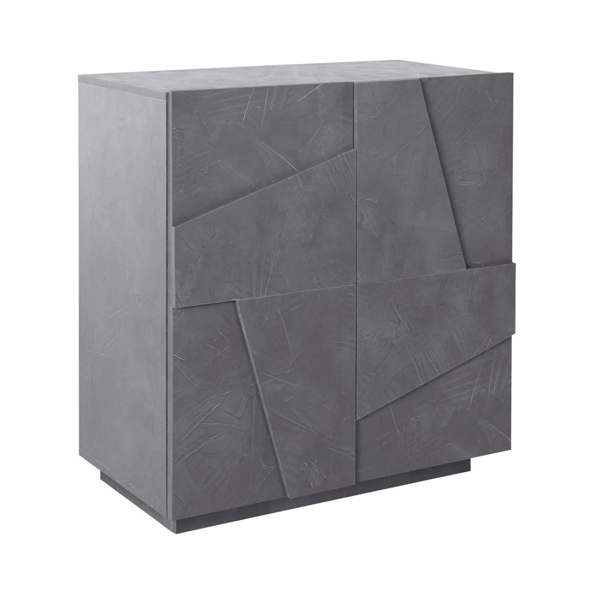 Credenza ardesia 81x44x86h cm 2 ante - Arli