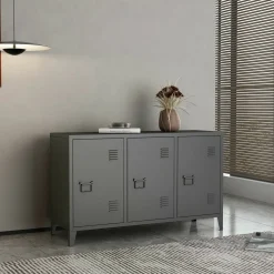 Credenza ardesia 120x40x73h cm 3 ante - Cocullo