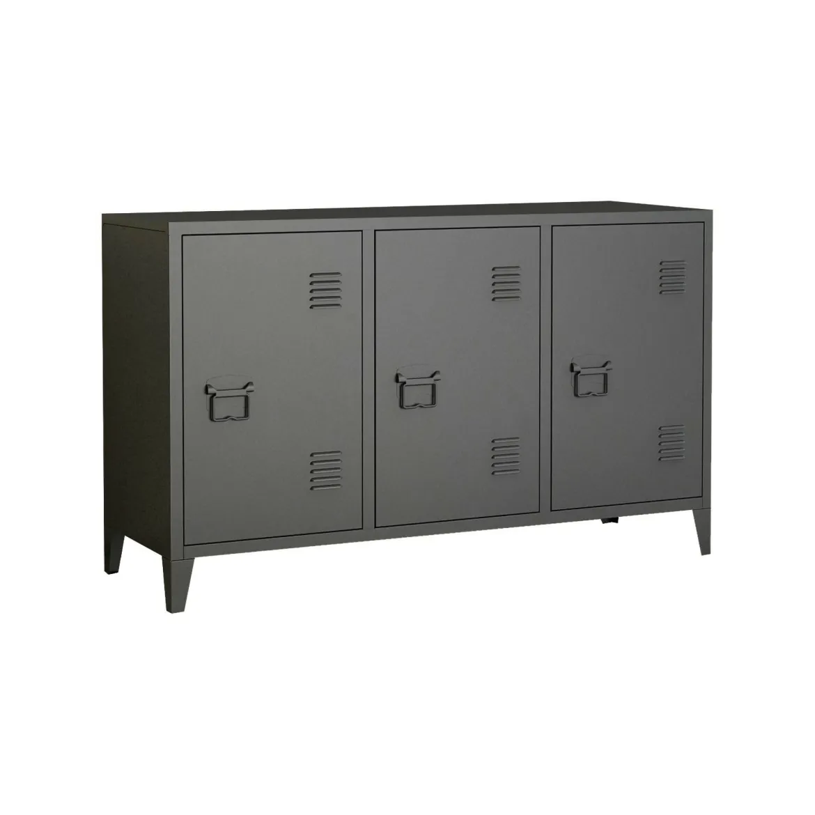 Credenza ardesia 120x40x73h cm 3 ante - Cocullo