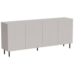 Credenza beige 200x42x82h cm 4 ante - Corana