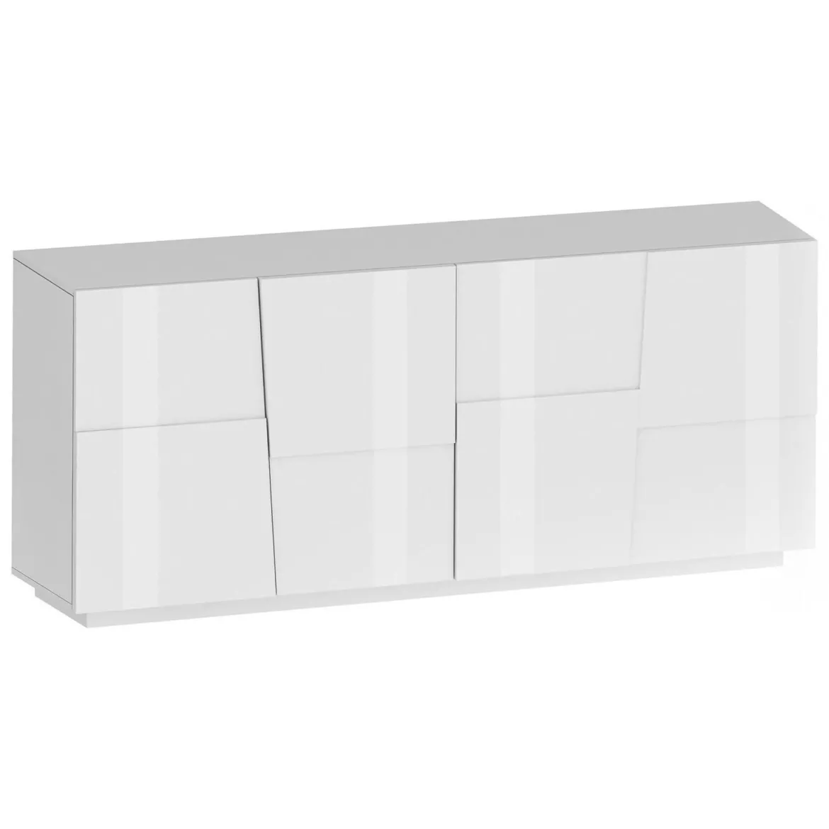 Credenza bianca 200x44x86h cm 4 ante - Arda