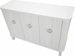 Credenza bianca 120x40x84h cm 3 ante - Lewis
