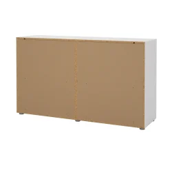 Credenza bianca 140x40x81h cm 8 cassetti - Phethai