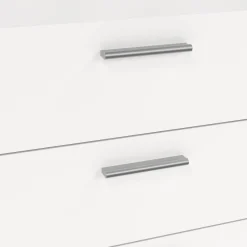 Credenza bianca 140x40x81h cm 8 cassetti - Phethai