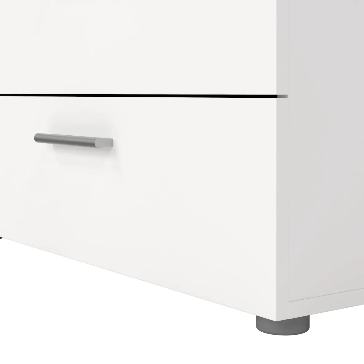 Credenza bianca 140x40x81h cm 8 cassetti - Phethai