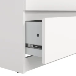 Credenza bianca 153x50x70h cm 6 cassetti - Abacadabra