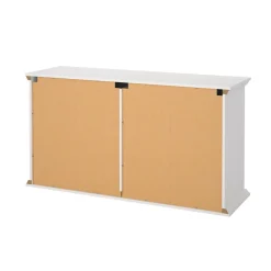 Credenza bianca 163x51x88h cm 6 cassetti - Hibaru