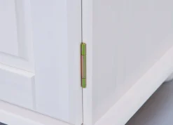 Credenza Bianco 4 Cassetti un Ripiano 94x86x40h cm, Apertura Battente - Baganza