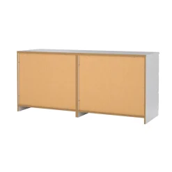 Credenza bianco lucida 153x50x70h cm 6 cassetti - Abacadabra