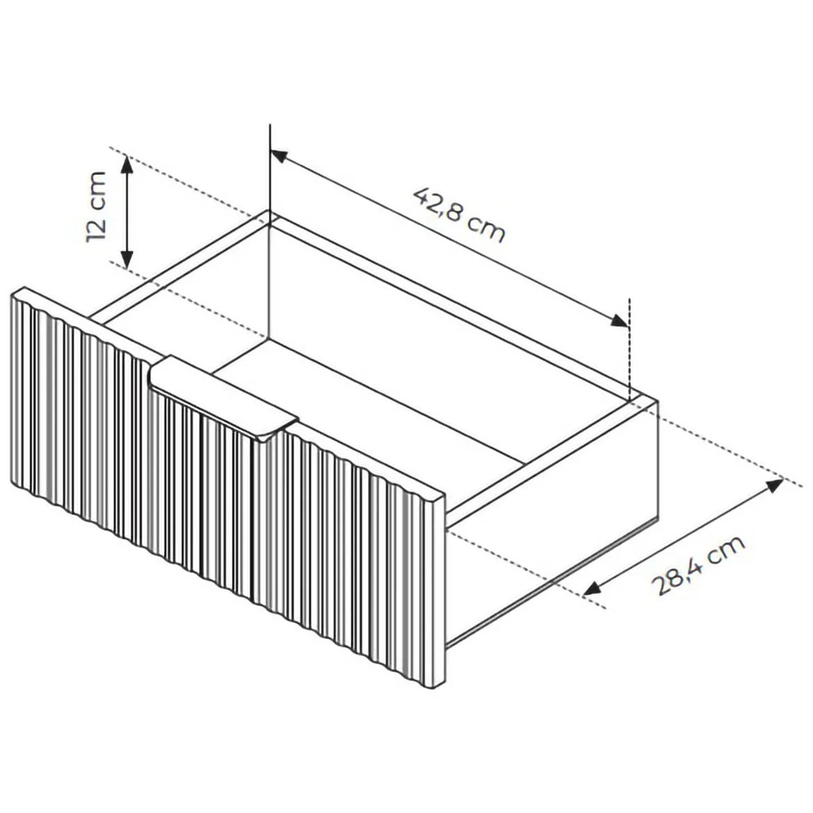 Credenza Bianco oro 3 Cassetti 2 Ripiani 163x38x81h cm, Apertura Battente, Scorrevole - Halilala