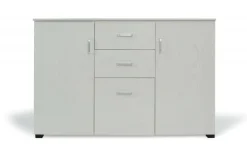 Credenza grigia 120x40x82h cm 3 ante e 2 cassetti - Apocalypse
