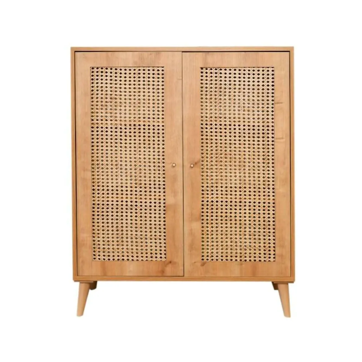 Credenza legno chiaro 90x40x110h cm 2 ante - Diodata