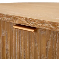 Credenza Marrone Ciliegio un Cassetto un Ripiano 81x46x82h cm, Apertura Battente, Scorrevole - Falomo