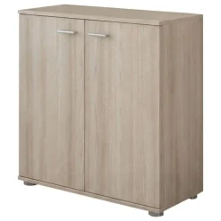 Credenza Marrone Olmo un Ripiano Apertura Battente 68x34x74h cm, 2 Ante - Osteno