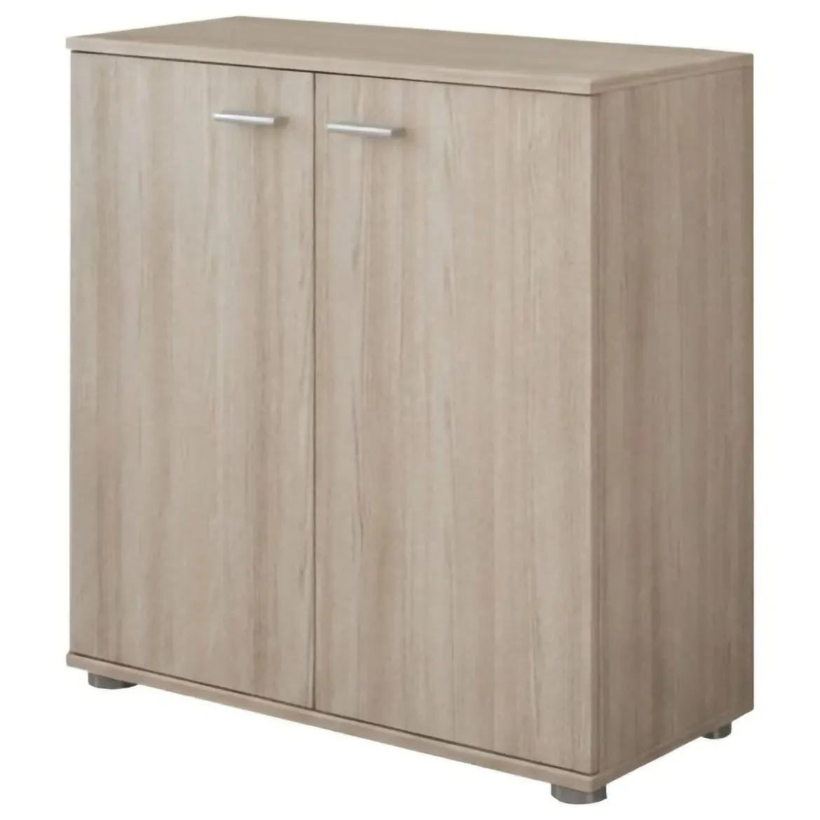Credenza Marrone Olmo un Ripiano Apertura Battente 68x34x74h cm, 2 Ante - Osteno