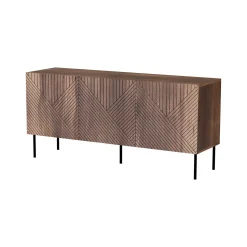 Credenza Montano, 151x40 h72 cm, Noce