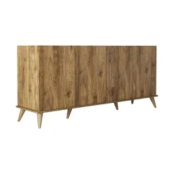 Credenza noce 180x45x80h cm 4 ante - Paine