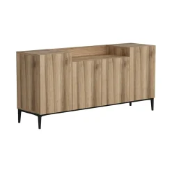 Credenza noce 160x42x75h cm 4 ante - Picea