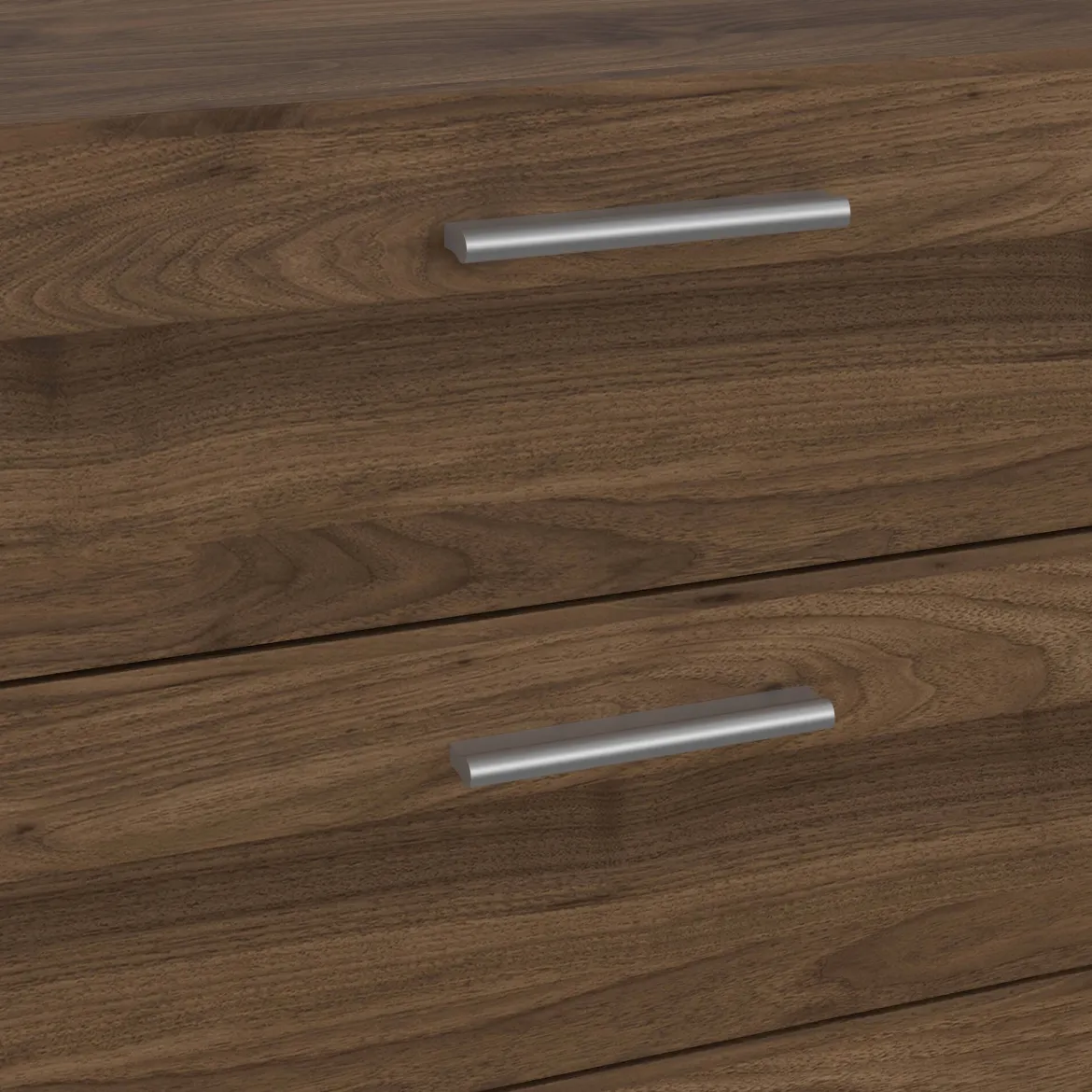 Credenza noce 140x40x81h cm 8 cassetti - Phethai