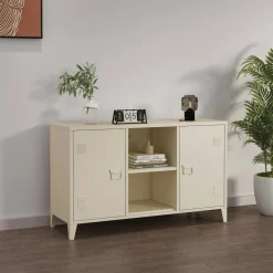 Credenza panna 120x40x73h cm 2 ante - Friddi