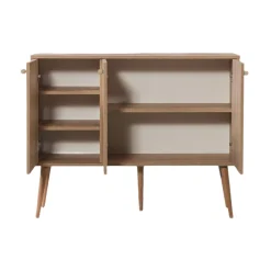 Credenza quercia 120x36x90h cm 3 ante - Arzumia