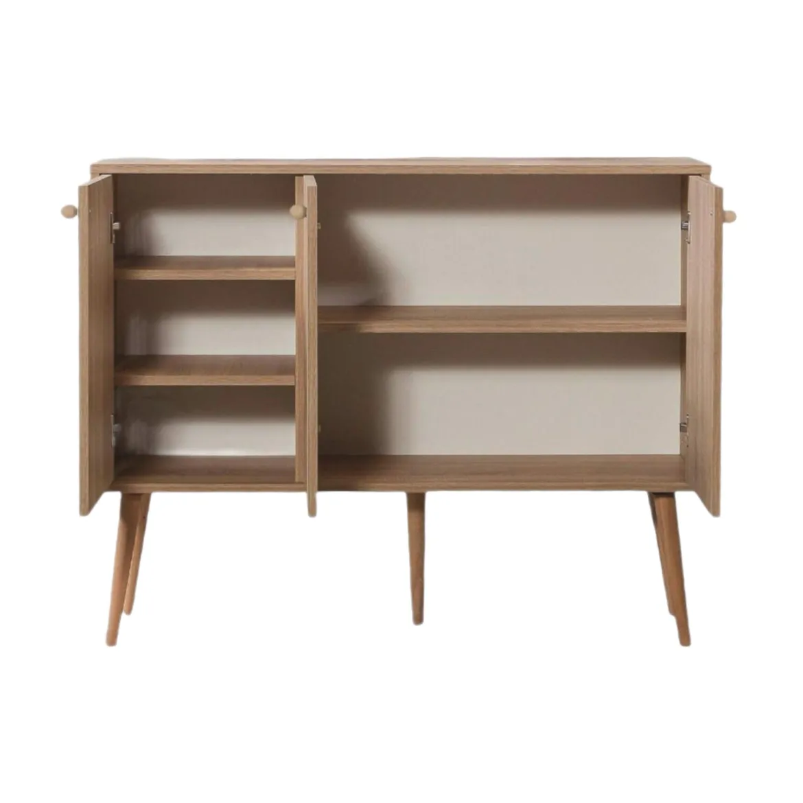 Credenza quercia 120x36x90h cm 3 ante - Arzumia