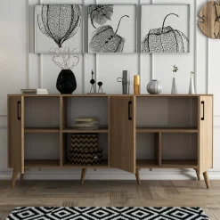 Credenza quercia 180x45x80h cm 3 ante - Vardah