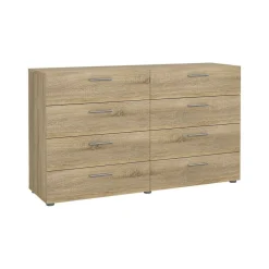 Credenza quercia 140x40x81h cm 8 cassetti - Phethai