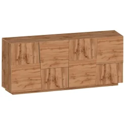 Credenza rovere 200x44x86h cm 4 ante - Arda