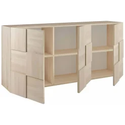 Credenza rovere 181x43x84h cm 3 ante - Ulysses