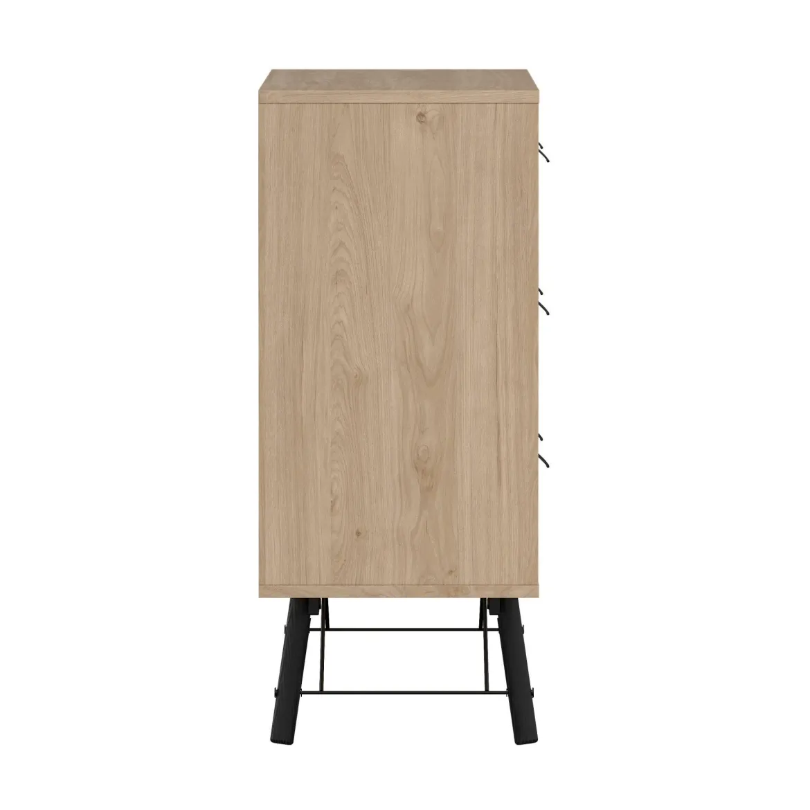 Credenza rovere 101x40x94h cm 6 cassetti - Maka