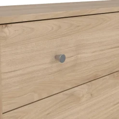 Credenza rovere 150x40x94h cm 6 cassetti - Anturio