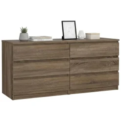 Credenza rovere 153x50x68h cm 6 cassetti - Joyce