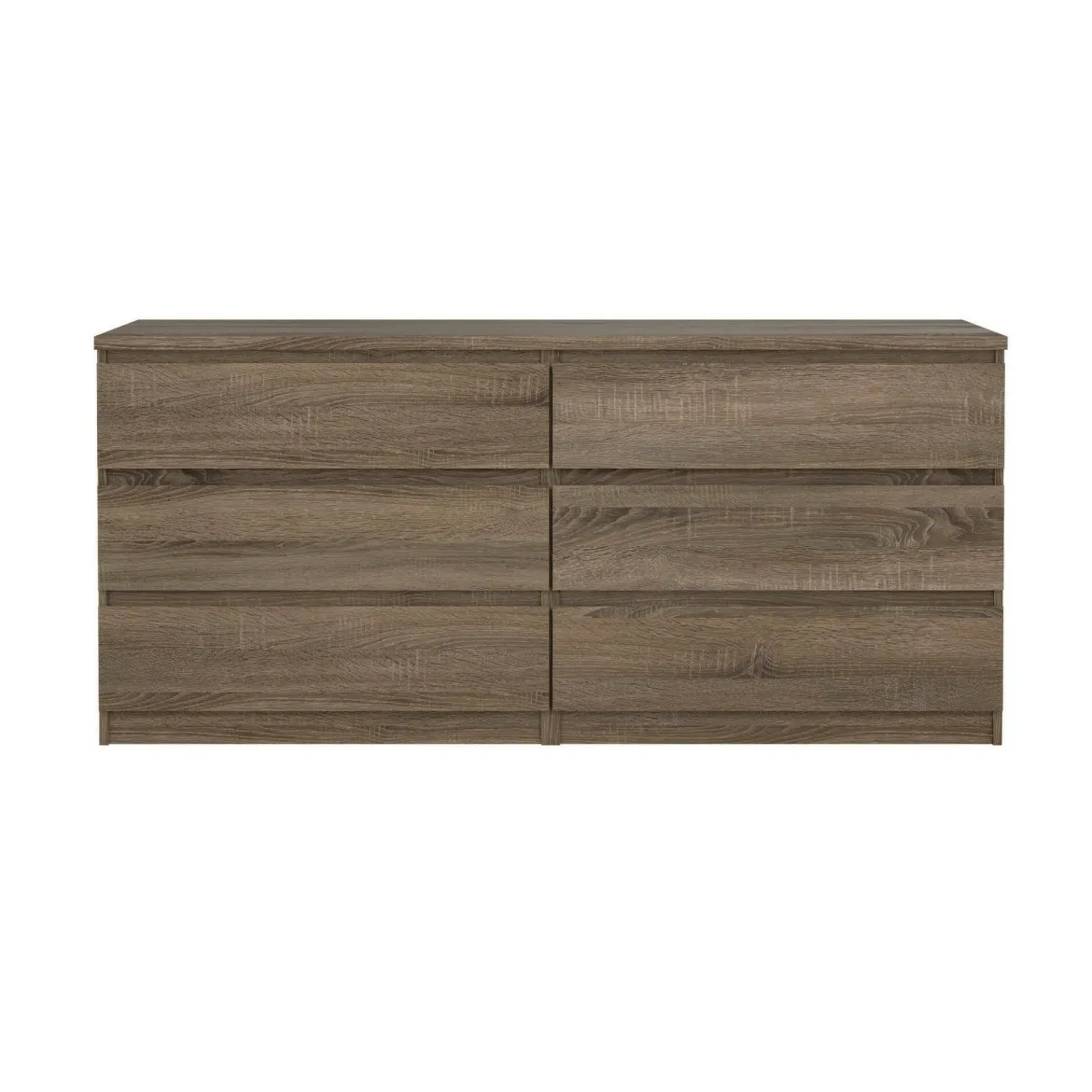 Credenza rovere 153x50x68h cm 6 cassetti - Joyce